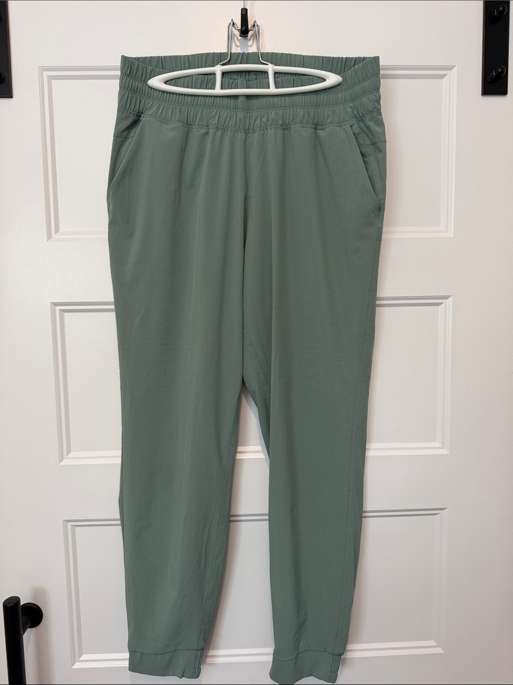 Free Fly Apparel Women's Ankle-Length Elastic-Waist Pants in Sage Green